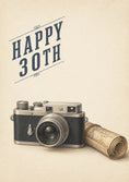 Load image into Gallery viewer, Birthdays - Personalised Card — with punch holes