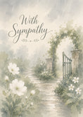 Load image into Gallery viewer, Sympathy - Personalised Card — with punch holes
