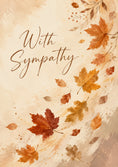Load image into Gallery viewer, Sympathy - Personalised Card — with punch holes