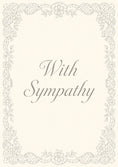Load image into Gallery viewer, Sympathy - Personalised Card — with punch holes