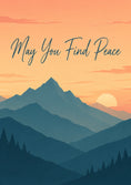 Load image into Gallery viewer, Sympathy - Personalised Card — with punch holes