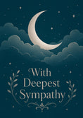 Load image into Gallery viewer, Sympathy - Personalised Card — with punch holes