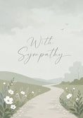 Load image into Gallery viewer, Sympathy - Personalised Card — with punch holes