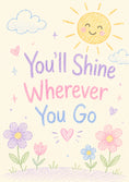 Load image into Gallery viewer, Leaving - Personalised Card — with punch holes