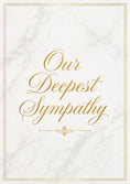 Load image into Gallery viewer, Sympathy - Personalised Card — with punch holes