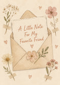 Load image into Gallery viewer, Friendship - Personalised Card — with punch holes