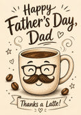 Load image into Gallery viewer, Fathers Day - Personalised Card — with punch holes