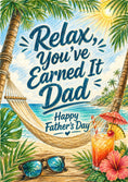 Load image into Gallery viewer, Fathers Day - Personalised Card — with punch holes