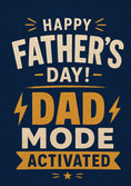 Load image into Gallery viewer, Fathers Day - Personalised Card — with punch holes