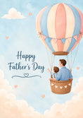 Load image into Gallery viewer, Fathers Day - Personalised Card — with punch holes