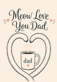 Load image into Gallery viewer, Fathers Day - Personalised Card — with punch holes