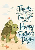 Load image into Gallery viewer, Fathers Day - Personalised Card — with punch holes