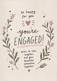 Load image into Gallery viewer, Engagement - Personalised Card — with punch holes