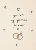 Load image into Gallery viewer, Engagement - Personalised Card — with punch holes