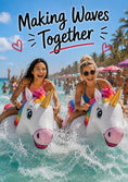 Load image into Gallery viewer, Friendship - Personalised Card — with punch holes