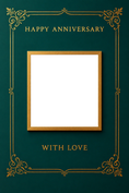 Load image into Gallery viewer, Anniversary Personalised Card — blank frame