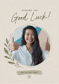 Load image into Gallery viewer, Good Luck - Personalised Card