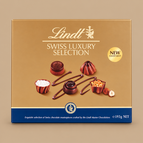 Lindt Swiss Luxury Selection Chocolate Gift Box 193g