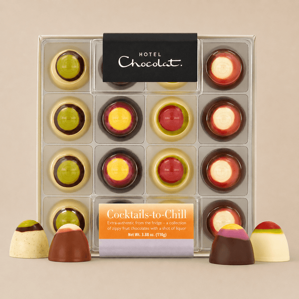 Hotel Chocolat Summer Cocktails to Chill - 16 Piece Chocolate Box