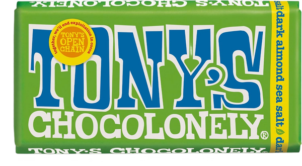 Chocolate – Dark Almond Sea Salt Bar - 180g (51%, Vegan)