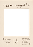 Load image into Gallery viewer, Engagement - Personalised Card — with punch holes