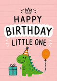 Load image into Gallery viewer, Birthdays - Personalised Card — with punch holes