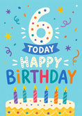 Load image into Gallery viewer, Birthdays - Personalised Card — with punch holes