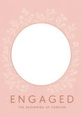 Load image into Gallery viewer, Engagement - Personalised Card — with punch holes
