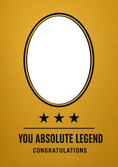 Load image into Gallery viewer, Congratulations - Personalised Card — with punch holes