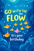 Load image into Gallery viewer, Birthday - Personalised Card — with punch holes