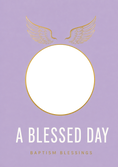 Load image into Gallery viewer, Christening - Personalised Card — with punch holes