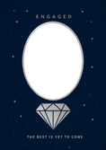 Load image into Gallery viewer, Engagement - Personalised Card — with punch holes