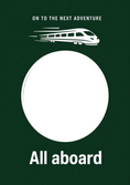 Load image into Gallery viewer, Leaving - Personalised Card — with punch holes