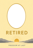 Load image into Gallery viewer, Retirement - Personalised Card — with punch holes