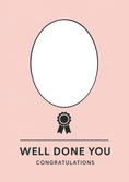 Load image into Gallery viewer, Congratulations - Personalised Card — with punch holes