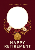 Load image into Gallery viewer, Retirement - Personalised Card — with punch holes