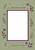 Load image into Gallery viewer, Leaving - Personalised Card — with punch holes