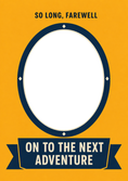 Load image into Gallery viewer, Leaving - Personalised Card — with punch holes