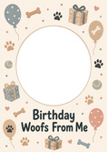 Load image into Gallery viewer, Birthdays - Personalised Card — with punch holes