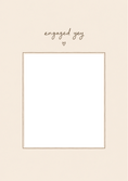 Load image into Gallery viewer, Engagement - Personalised Card — with punch holes