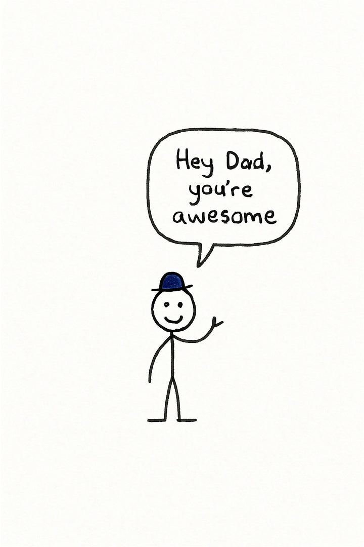Father's Day - Personalised card