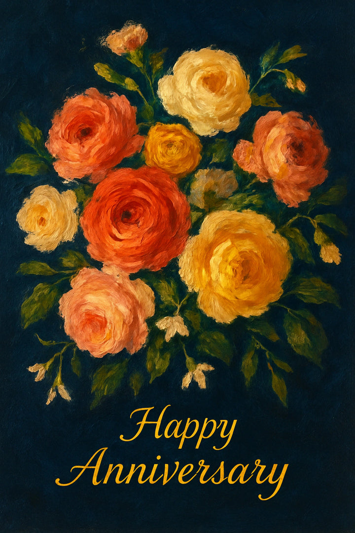 Anniversary Personalised Card