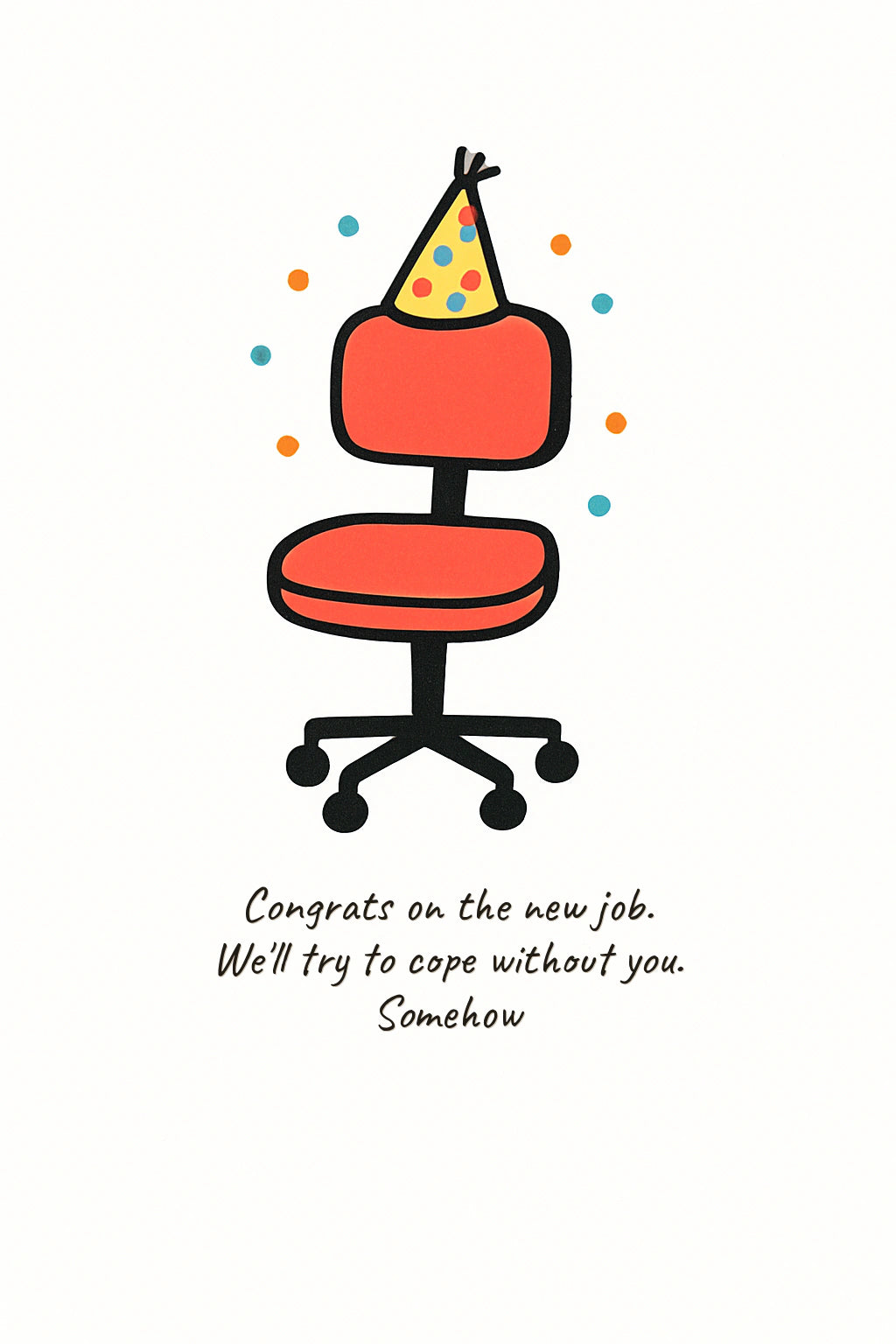 New job Personalised Card