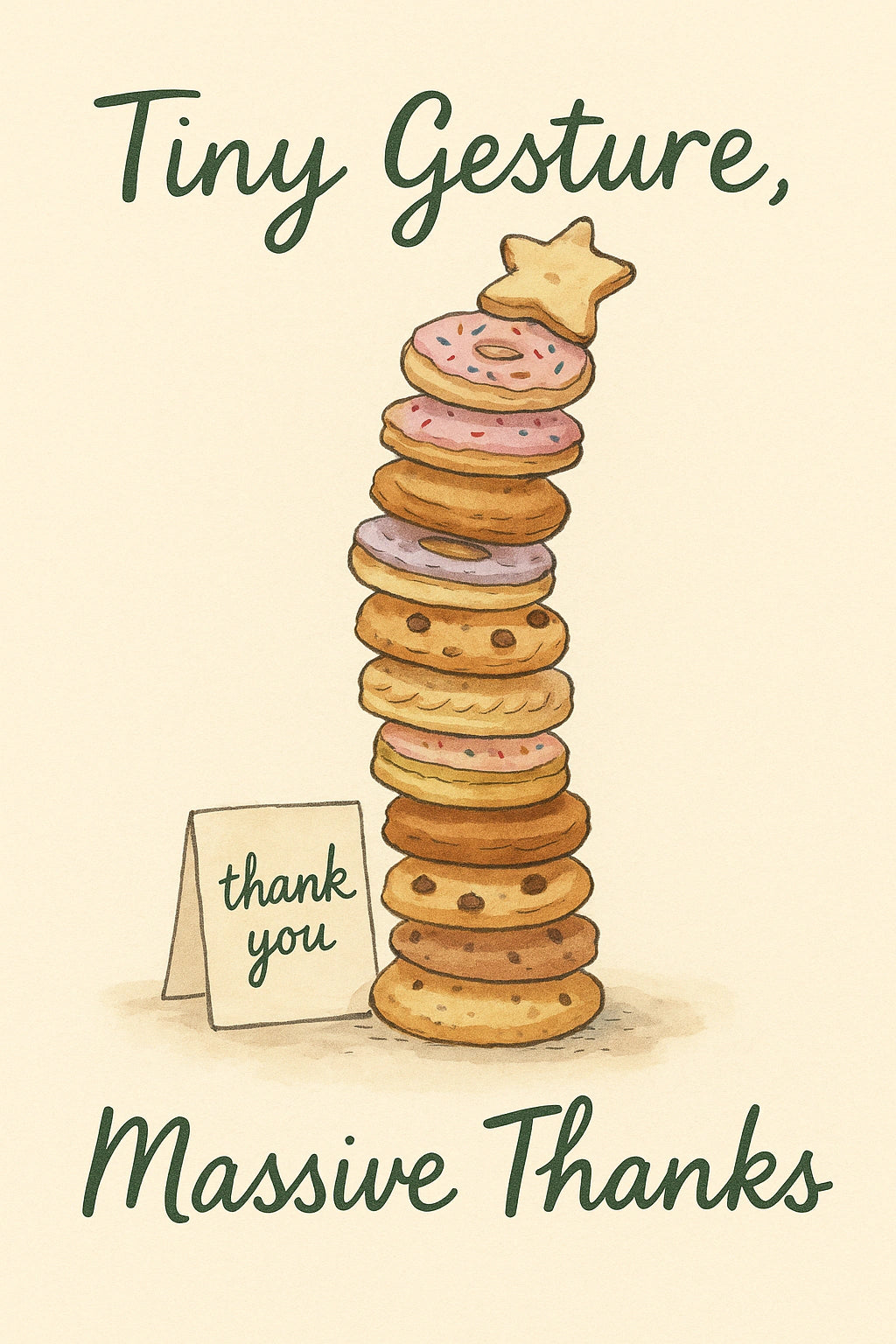 Thank You Personalised Card