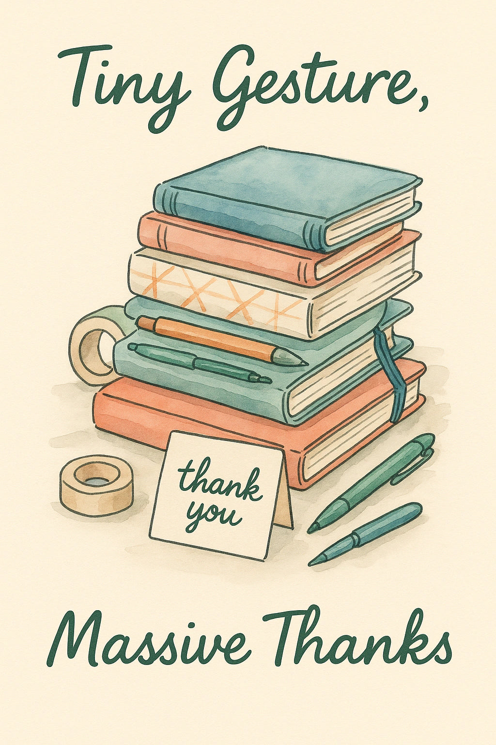 Thank You Personalised Card