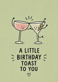 Load image into Gallery viewer, Birthdays - Personalised Card — with punch holes
