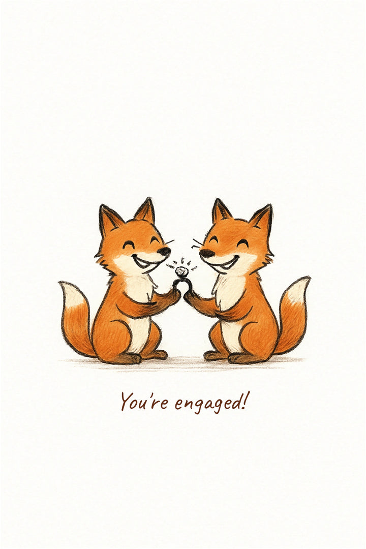Engagement Personalised Card