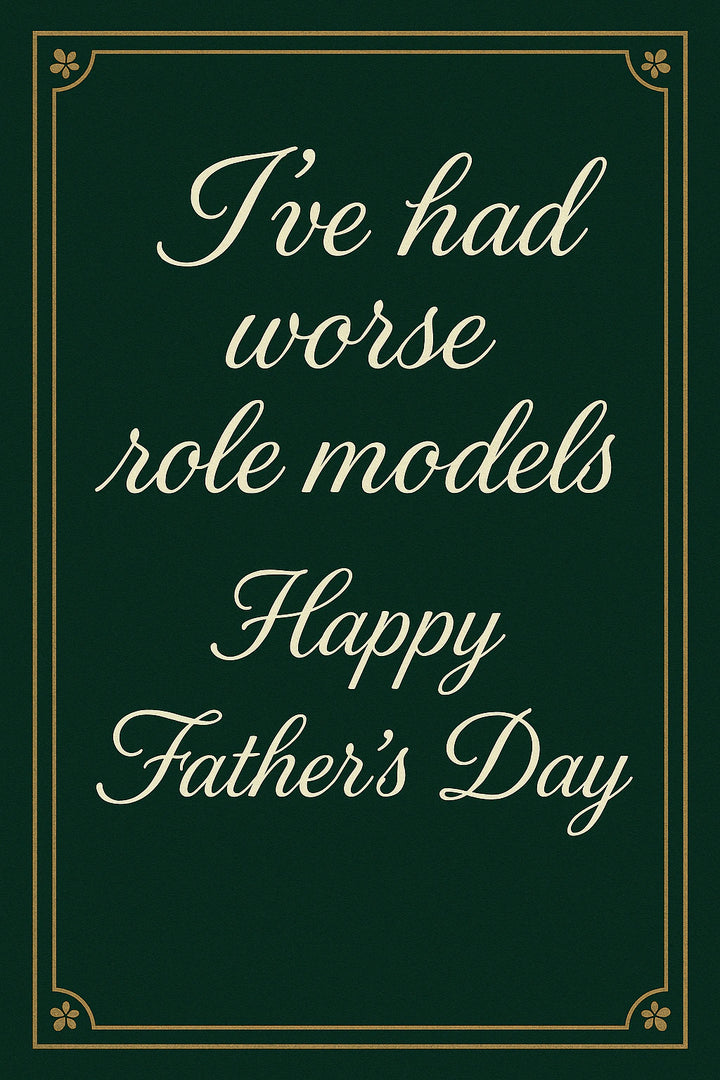 Father's Day - Personalised card
