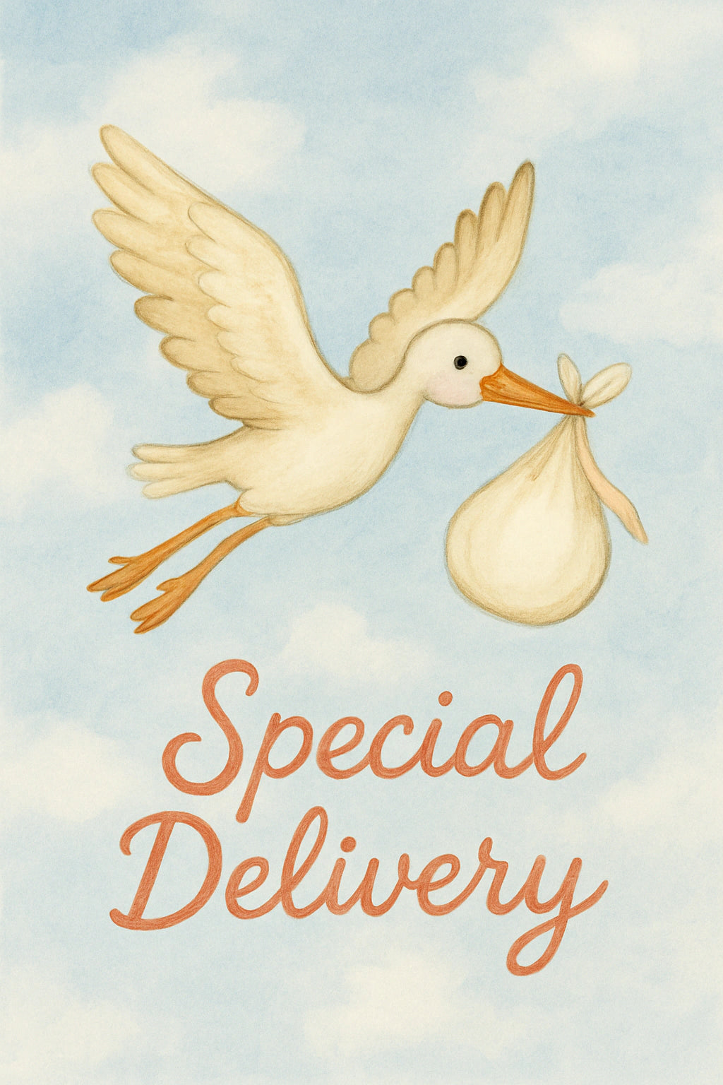 New Baby Personalised Card