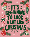 Load image into Gallery viewer, Christmas - Personalised Card — with punch holes
